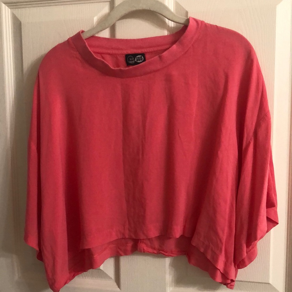 Cheap Monday Pink Crop Tee
